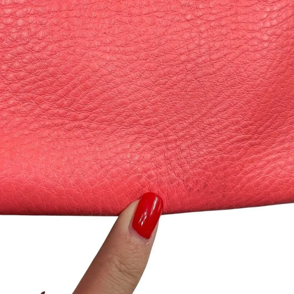Kate Spade Wellesley Byrd Pebbled Leather Coral Pink Chain Strap Shoulder Bag